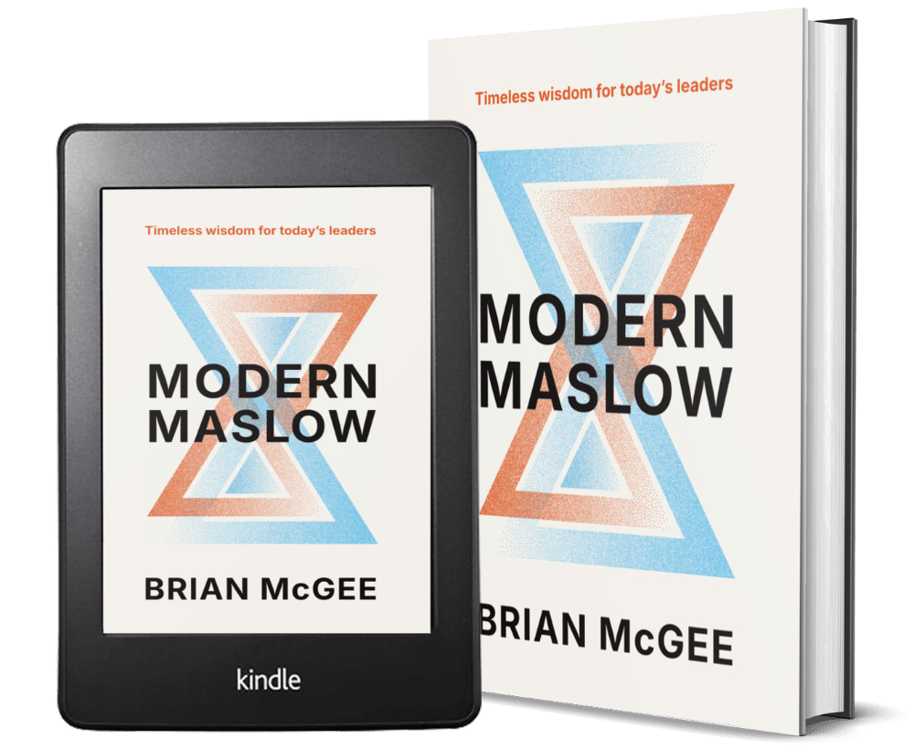 Modern Maslow by Brian McGee covers